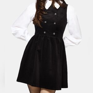 Mournia Cord Button Up Mini Dress